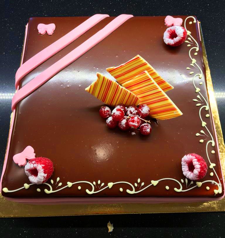 Part de gateau chocolat